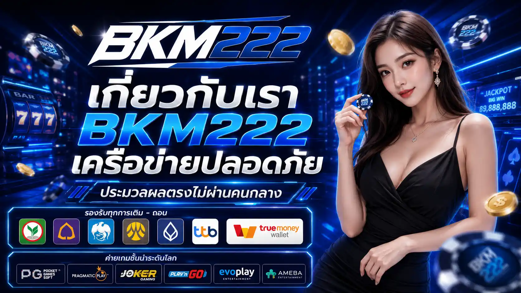 เกี่ยวกับเรา BKM222 เครือข่ายปลอดภัย ประมวลผลตรงไม่ผ่านคนกลาง